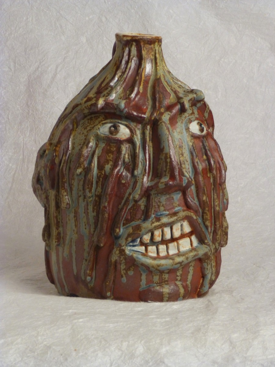 Mister Drippy Face Jug by Jeff Grunewald