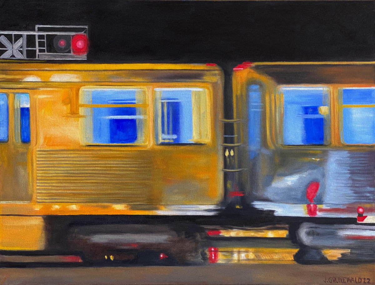 Rapid Transit | Oil on canvas 18 x 24 SOLD